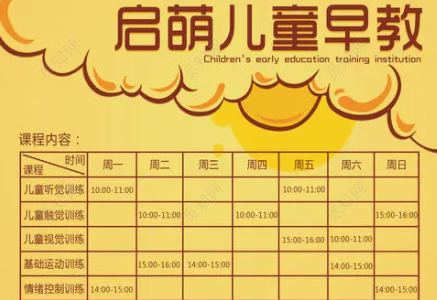 早教课程